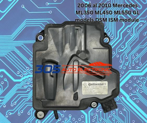 2006-2010 Mercedes ML350 ML450 ML550 GL models DSM ISM module – 305 ...